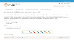 Desktop Screenshot of casquinhasdesiri.com.br